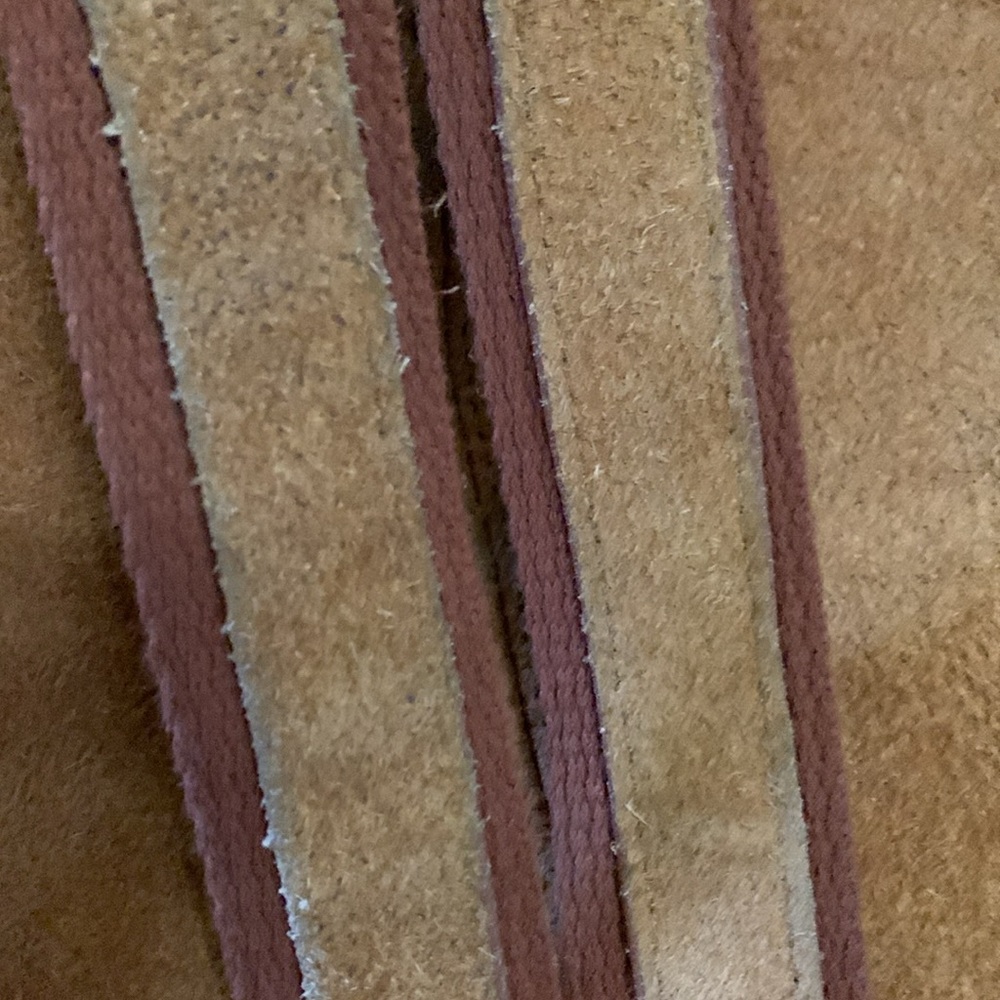 LE DONNE Lafayette Classic Backpack distressed suede tan - Picture 8 of 10
